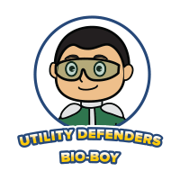 A headshot of the Utility Defender Bio Boy